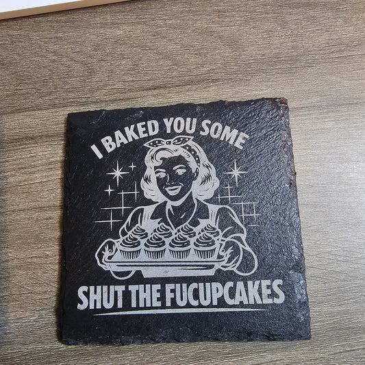 Zero F*cks Given Collection - Engraved Slate Coasters