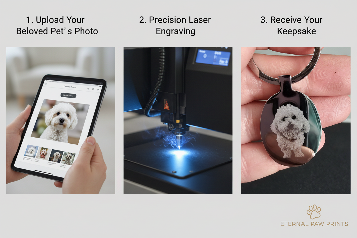 Customization process banner with lifestyle shot